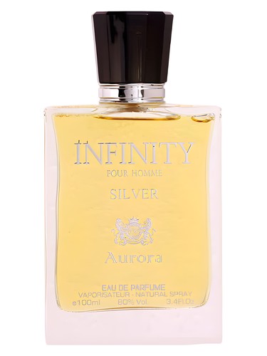 Frasco de Infinity Silver, de Aurora Scents
