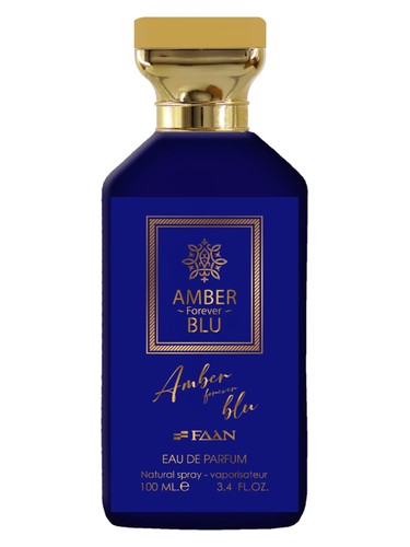 Frasco de Amber Forever Blu, de FAAN