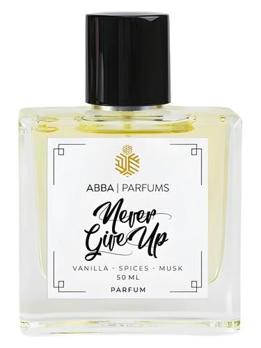 Frasco de Never Give Up, de ABBA Parfums