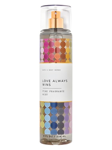 Frasco de Love Always Wins, de Bath & Body Works