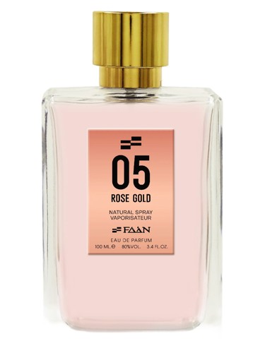 Frasco de 05 Rose Gold, de FAAN
