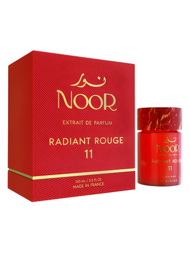 Frasco de Radiant Rouge 11, de NOOR