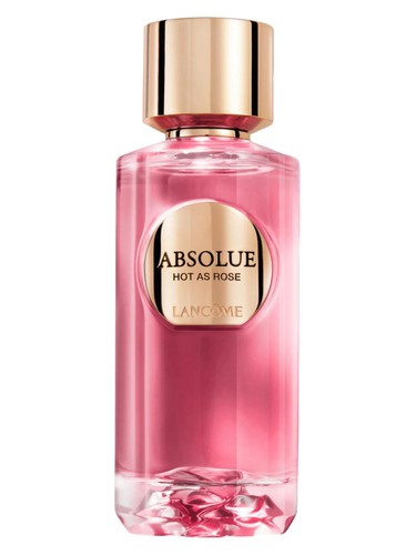 Frasco de Absolue Hot As Rose, de Lancôme