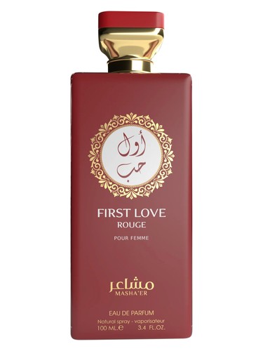 Frasco de First Love Rouge, de Mashaer