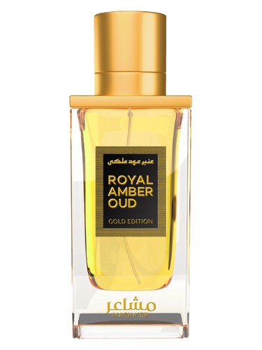 Frasco de Royal Amber Oud Gold Edition, de Mashaer