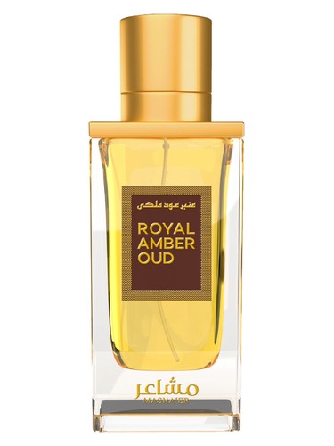 Frasco de Royal Amber Oud, de Mashaer