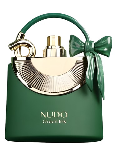 Frasco de Nudo Green Iris, de Fragrance World