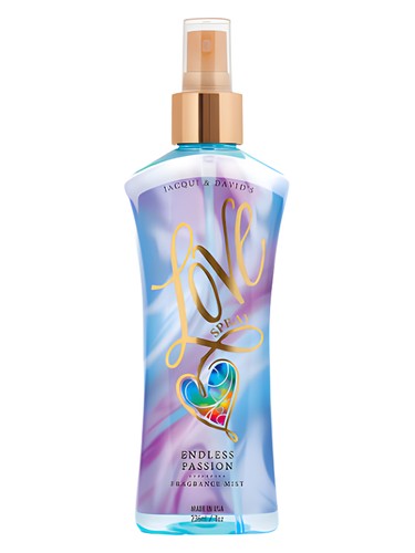 Frasco de Love Spray Endless Passion, de Jacqui & David