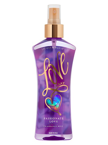 Frasco de Love Spray Passionate Love, de Jacqui & David