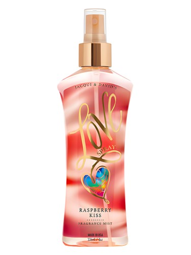 Frasco de Love Spray Raspberry Kiss, de Jacqui & David