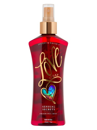 Frasco de Love Spray Sensual Secrets, de Jacqui & David
