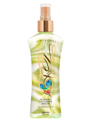Frasco de Love Spray Alluring Melon, de Jacqui & David