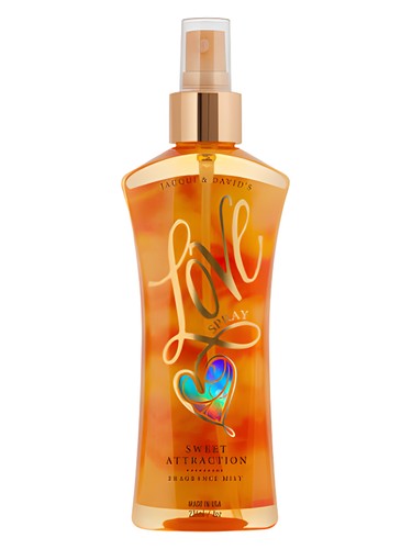 Frasco de Love Spray Sweet Attraction, de Jacqui & David