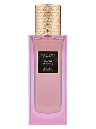 Frasco de Amour Infinite, de Navitus Parfums