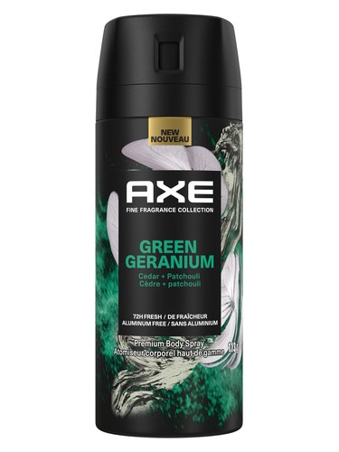 Frasco de Green Geranium, de AXE
