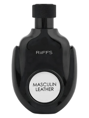 Frasco de Masculin Leather, de Riiffs Perfumes