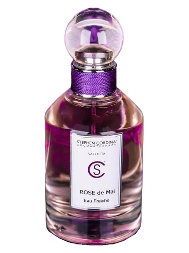 Frasco de Rose de Mai Eau de Fraiche, de Stephen Cordina Aroma & Therapy
