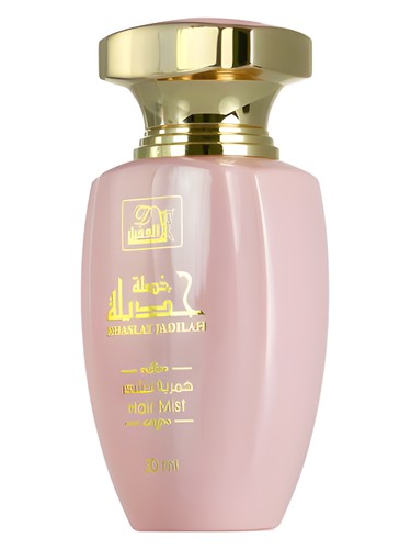 Frasco de Jadilah Pink Hair Mist, de Aldakheel Oud