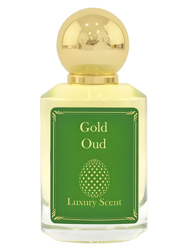 Frasco de Gold Oud, de Luxury Scent
