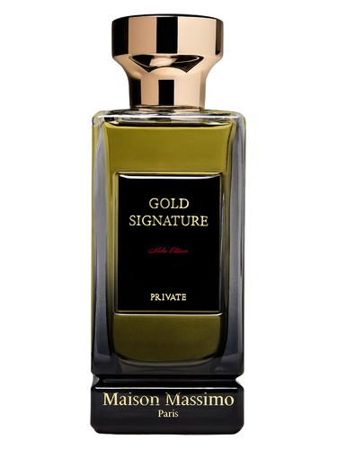 Frasco de Gold Signature, de Maison Massimo