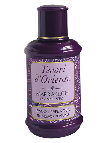 Frasco de Marrakech Ibisco E Pepe Rosa, de Tesori d'Oriente