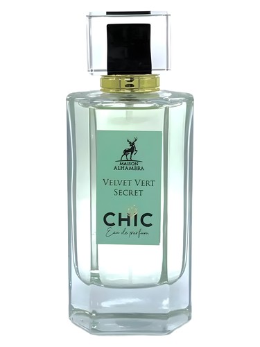 Frasco de Chic Velvet Vert Secret, de Maison Alhambra