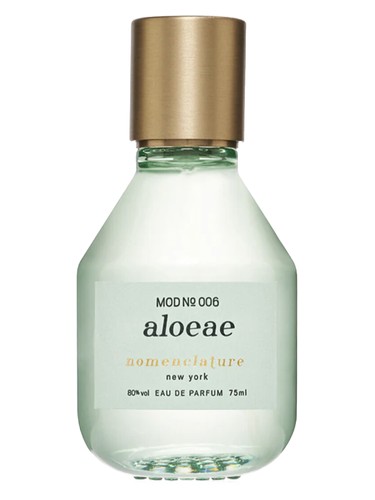 Frasco de Aloeae, de Nomenclature