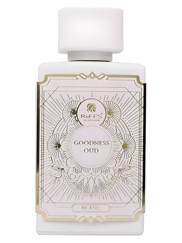 Frasco de Goodness Oud Blanc, de Riiffs Perfumes