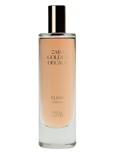 Frasco de Golden Decade Elixir Parfum, de Zara