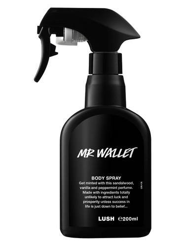 Frasco de Mr Wallet, de Lush