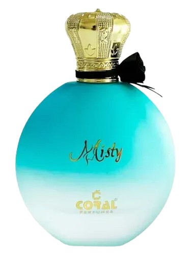 Frasco de Misty, de Coral Perfumes