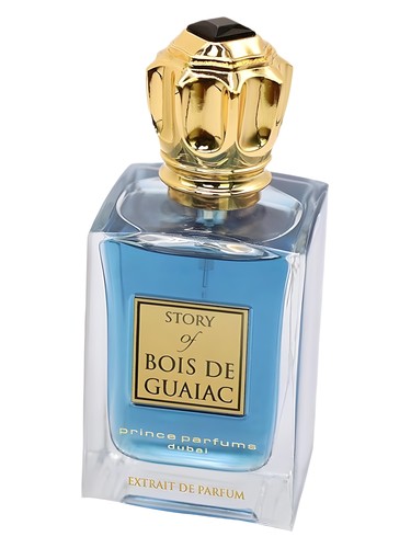 Frasco de Story of Bois De Guaiac, de Prince Parfums Dubai