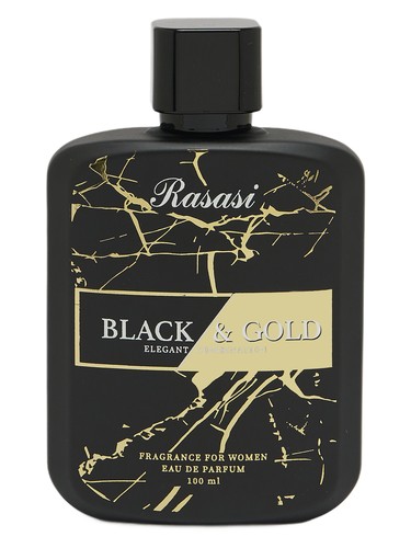 Frasco de Black & Gold Elegant Combination, de Rasasi