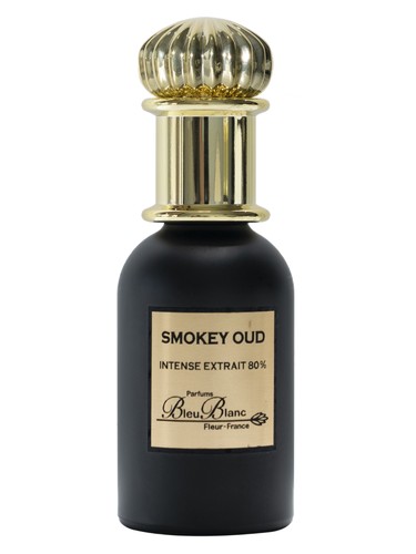 Frasco de Smokey Oud, de Bleu Blanc Fleur France