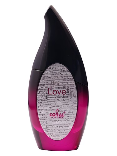 Frasco de Coral Love, de Coral Perfumes