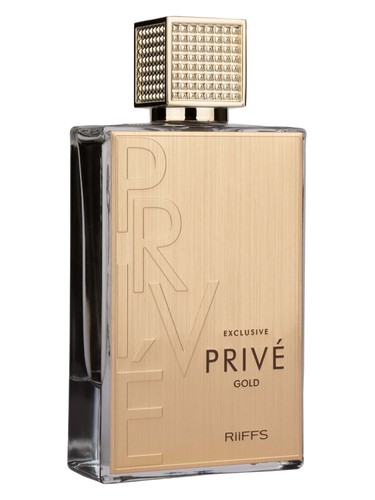 Frasco de Privé Gold, de Riiffs Perfumes