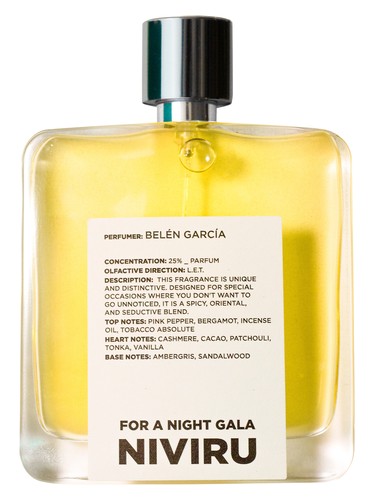 Frasco de For a Night Gala, de NIVIRU