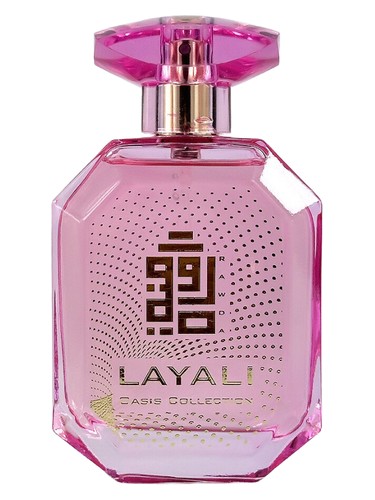 Frasco de Layali, de Rawda Perfumes