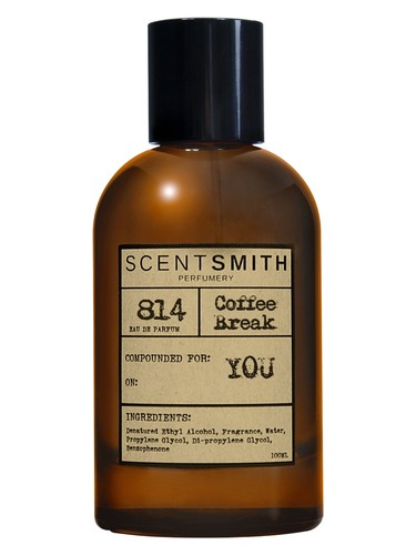 Frasco de 814 Coffee Break, de Scentsmith Perfumery