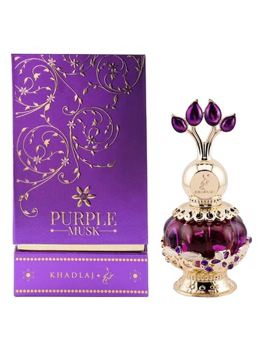 Frasco de Purple Musk, de Khadlaj Perfumes