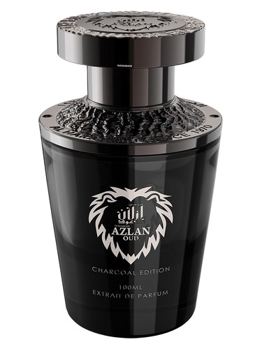 Frasco de Azlan Oud Charcoal Edition, de Al Haramain Perfumes