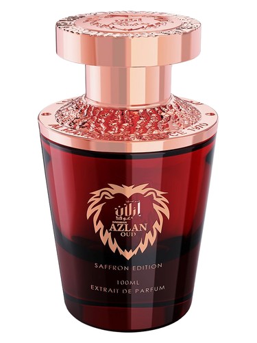 Frasco de Azlan Oud Saffron Edition, de Al Haramain Perfumes