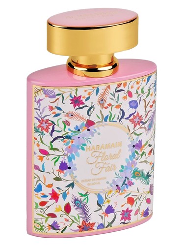 Frasco de Floral Fair, de Al Haramain Perfumes
